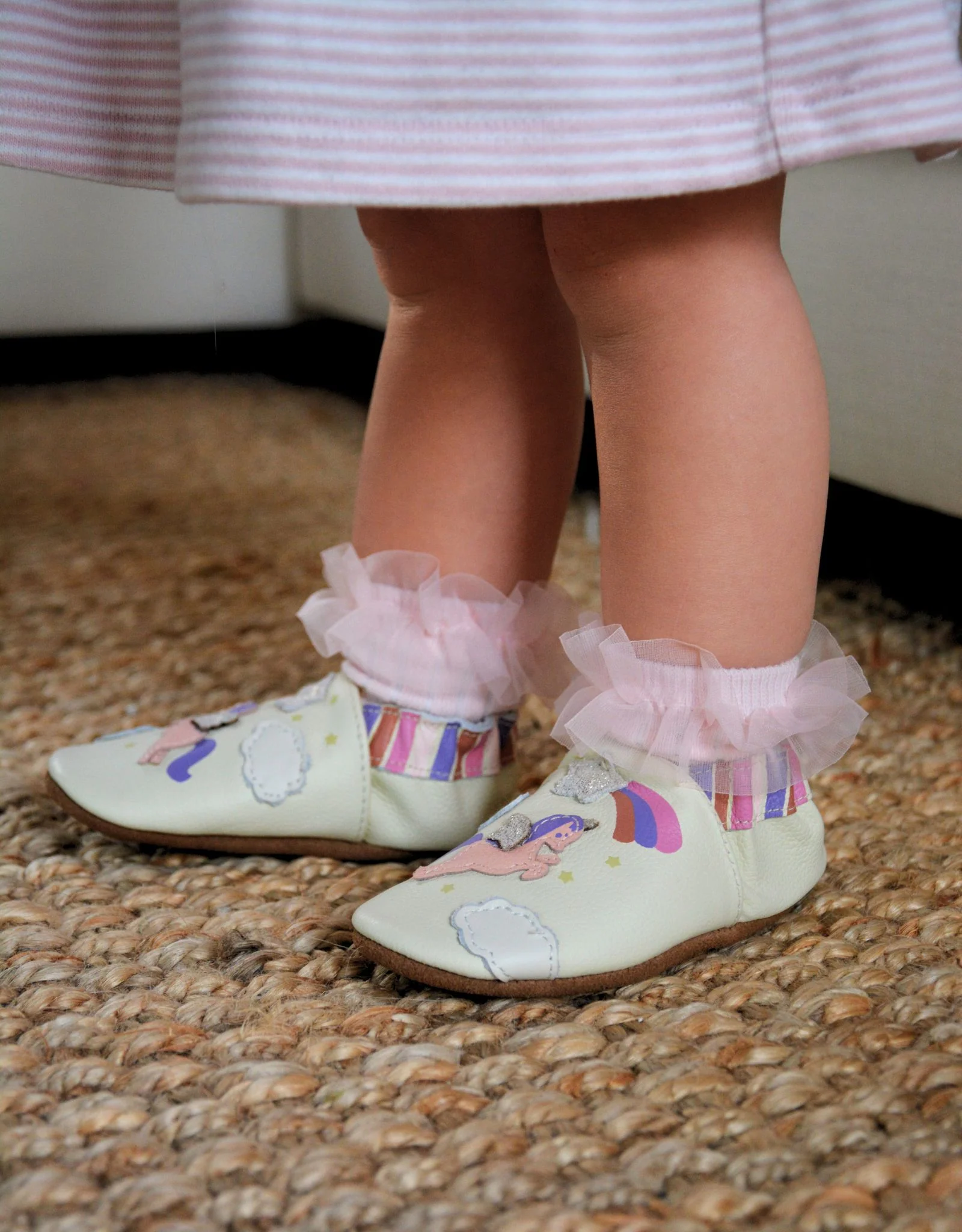 Cats Rule 3-Pack Baby Socks Pink - Image 4