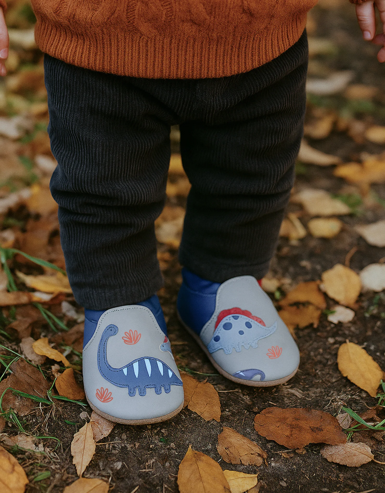 Dino Pals Soft Soles Grey - Image 2