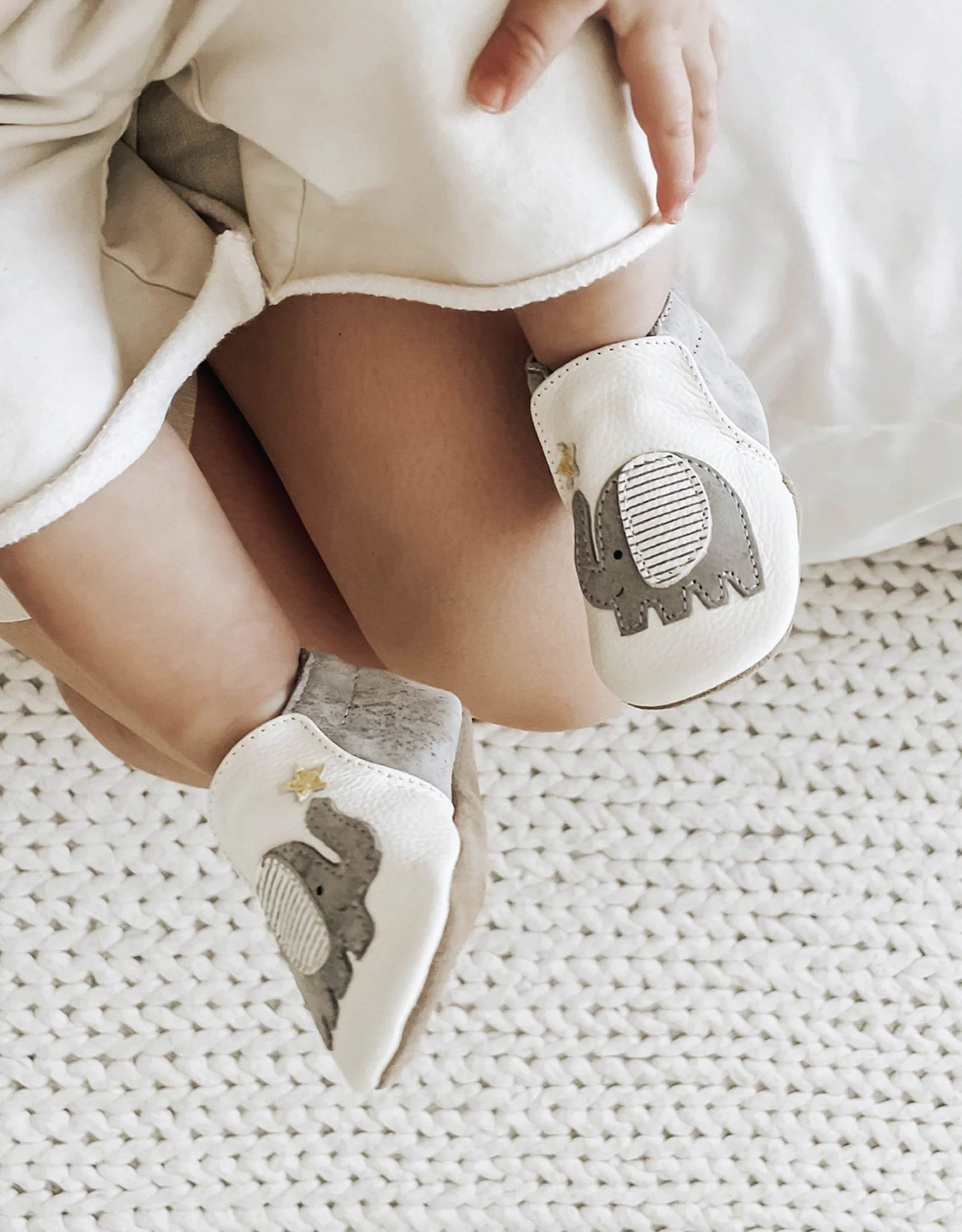 Elephant Stars Soft Soles Ivory - Image 3
