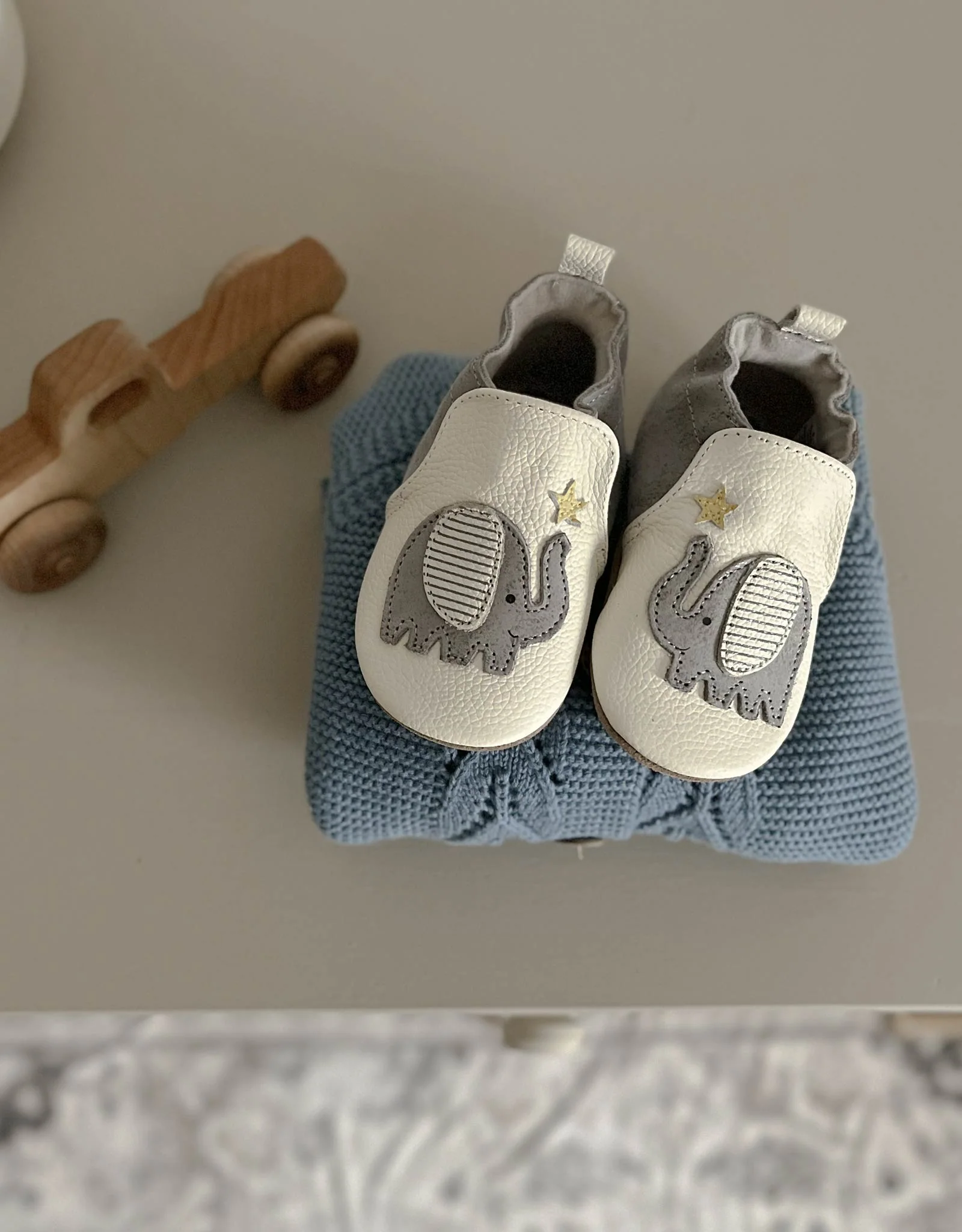Elephant Stars Soft Soles Ivory - Image 4