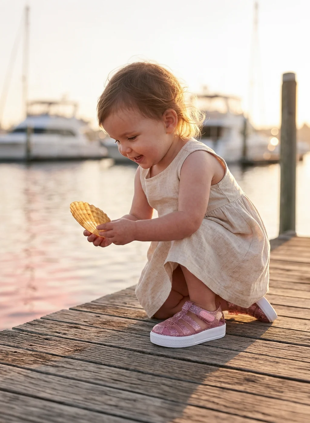 Elite Glitz Jelly Shoes in Pink - Image 4