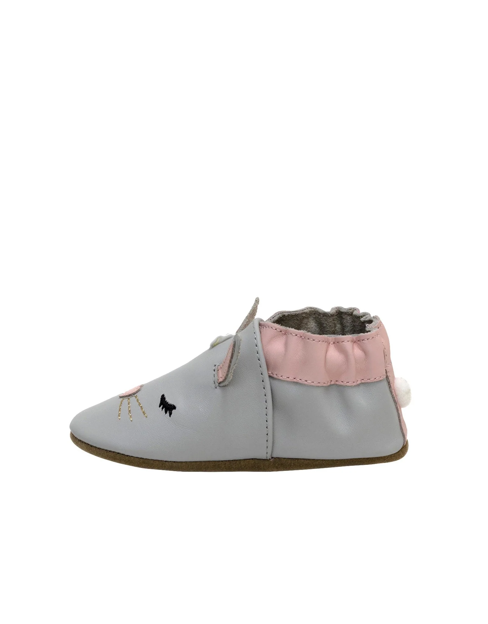 Heart Bunny Soft Soles Grey - Image 5
