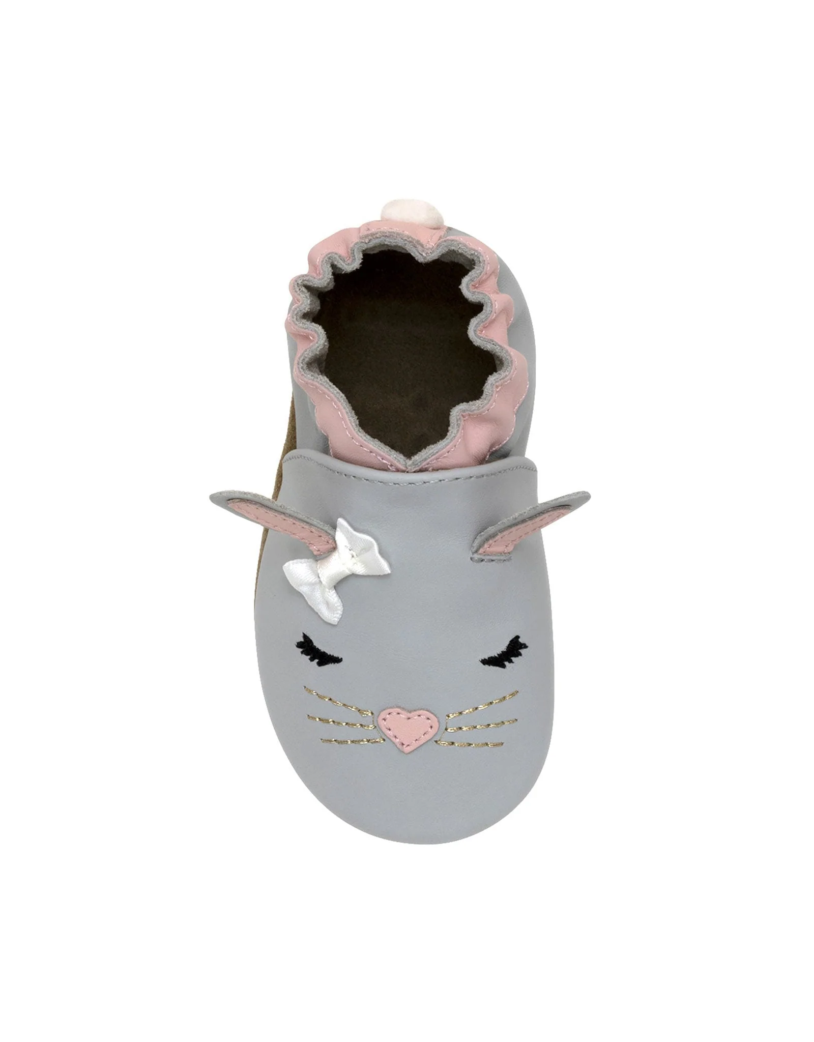 Heart Bunny Soft Soles Grey - Image 9