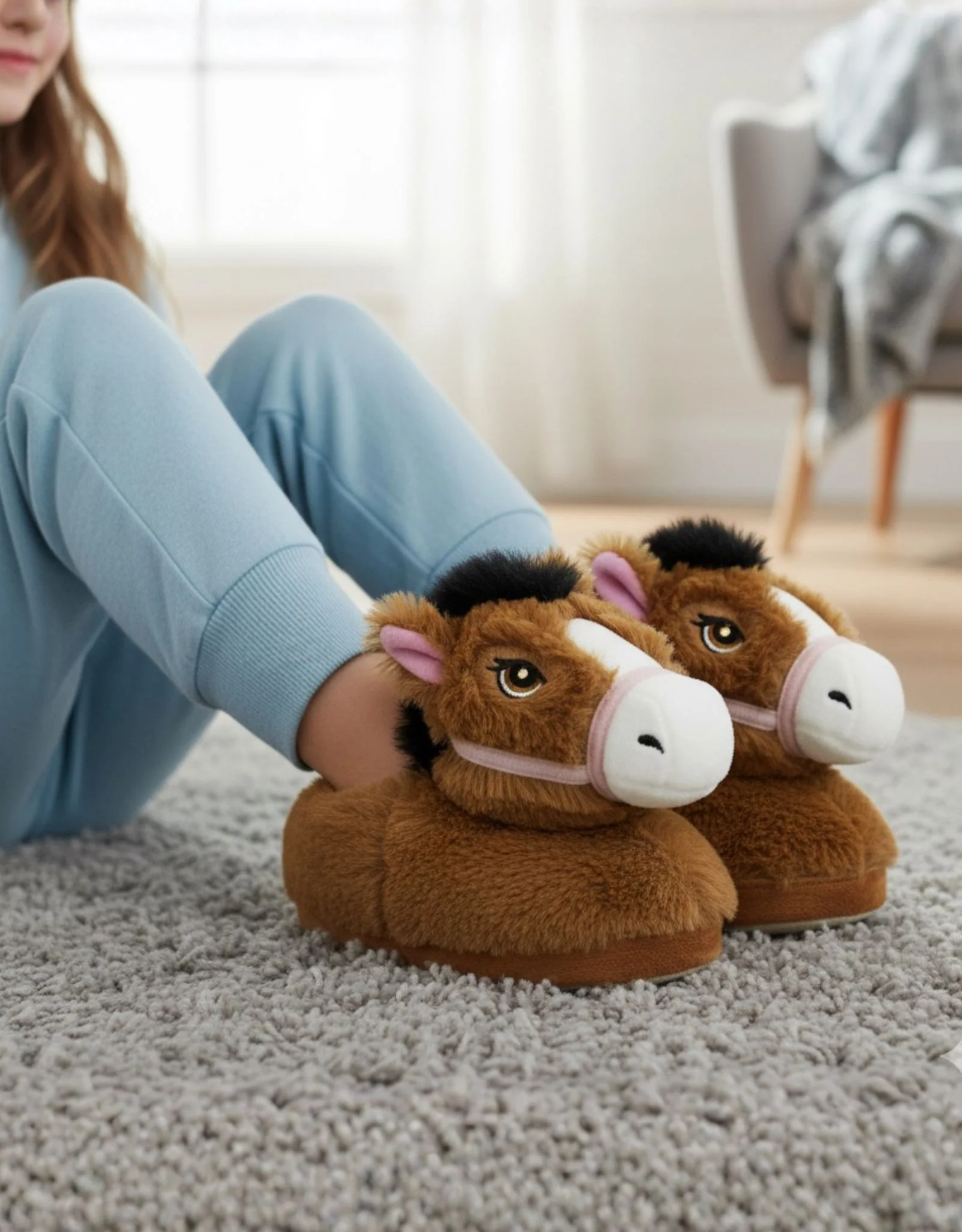 Meadow Light-Up Slippers Brown - Image 2