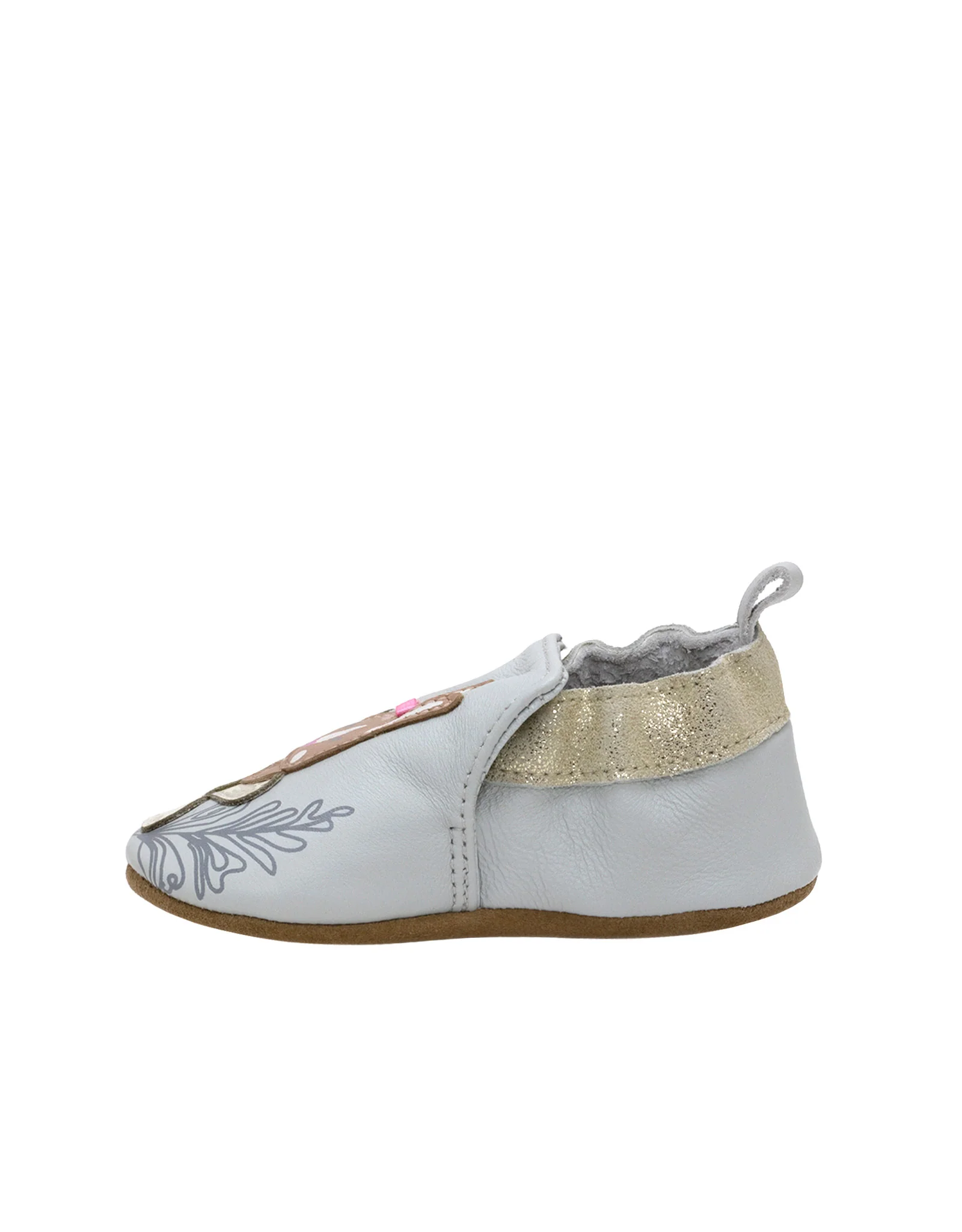 Peek-A-Boo Soft Soles in Grey - Image 5