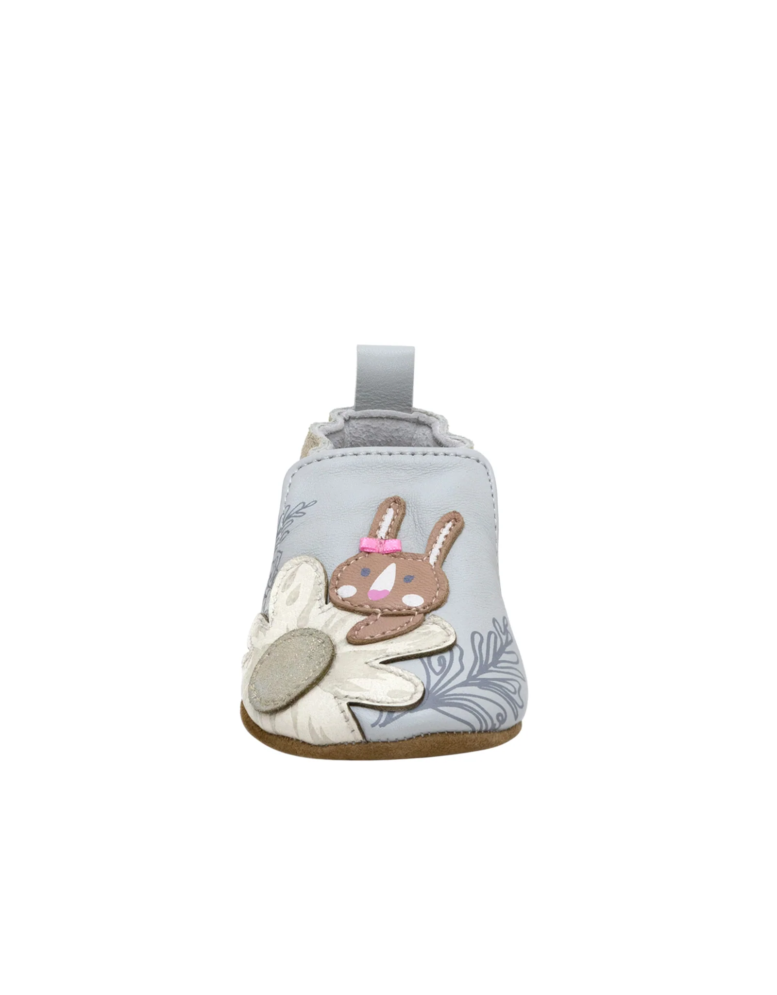 Peek-A-Boo Soft Soles in Grey - Image 6