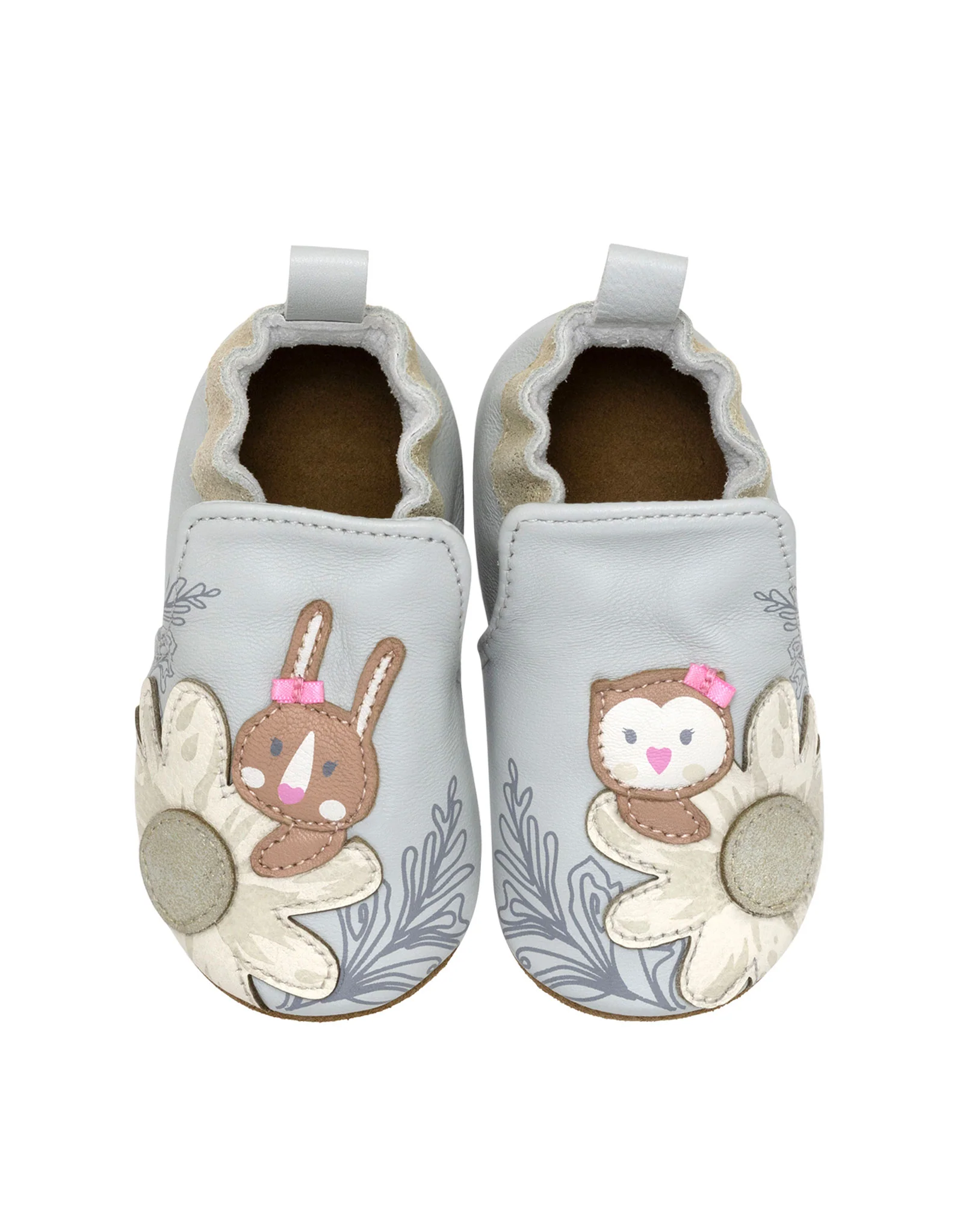 Peek-A-Boo Soft Soles in Grey - Image 9
