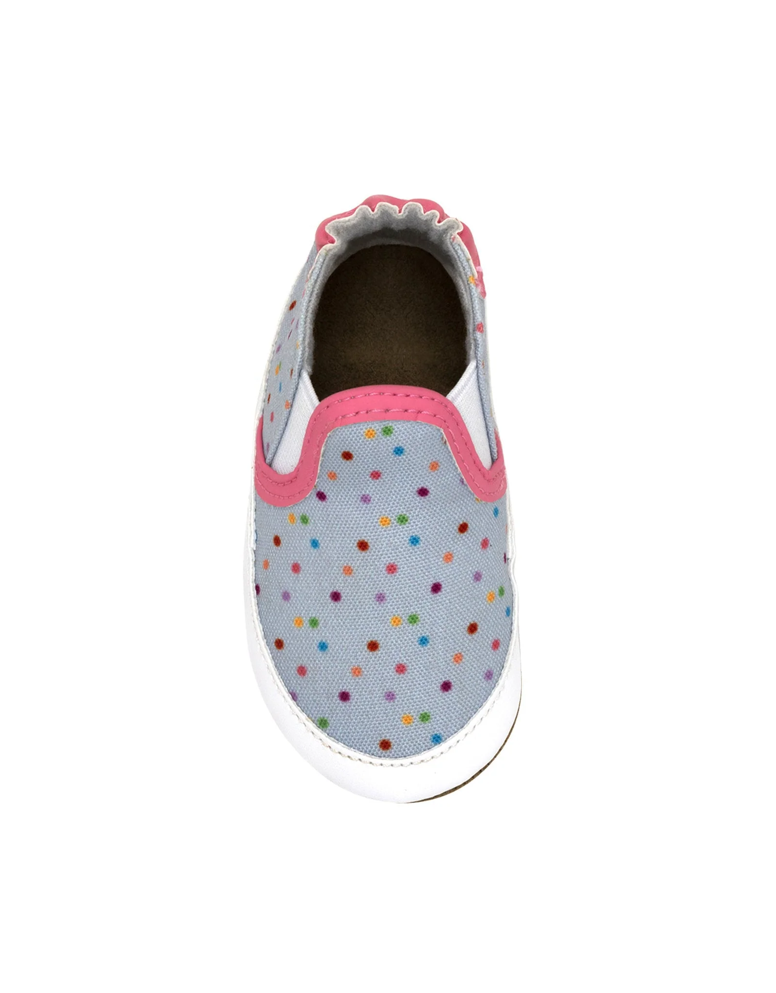 Polka Dot Polly Soft Soles Grey - Image 9