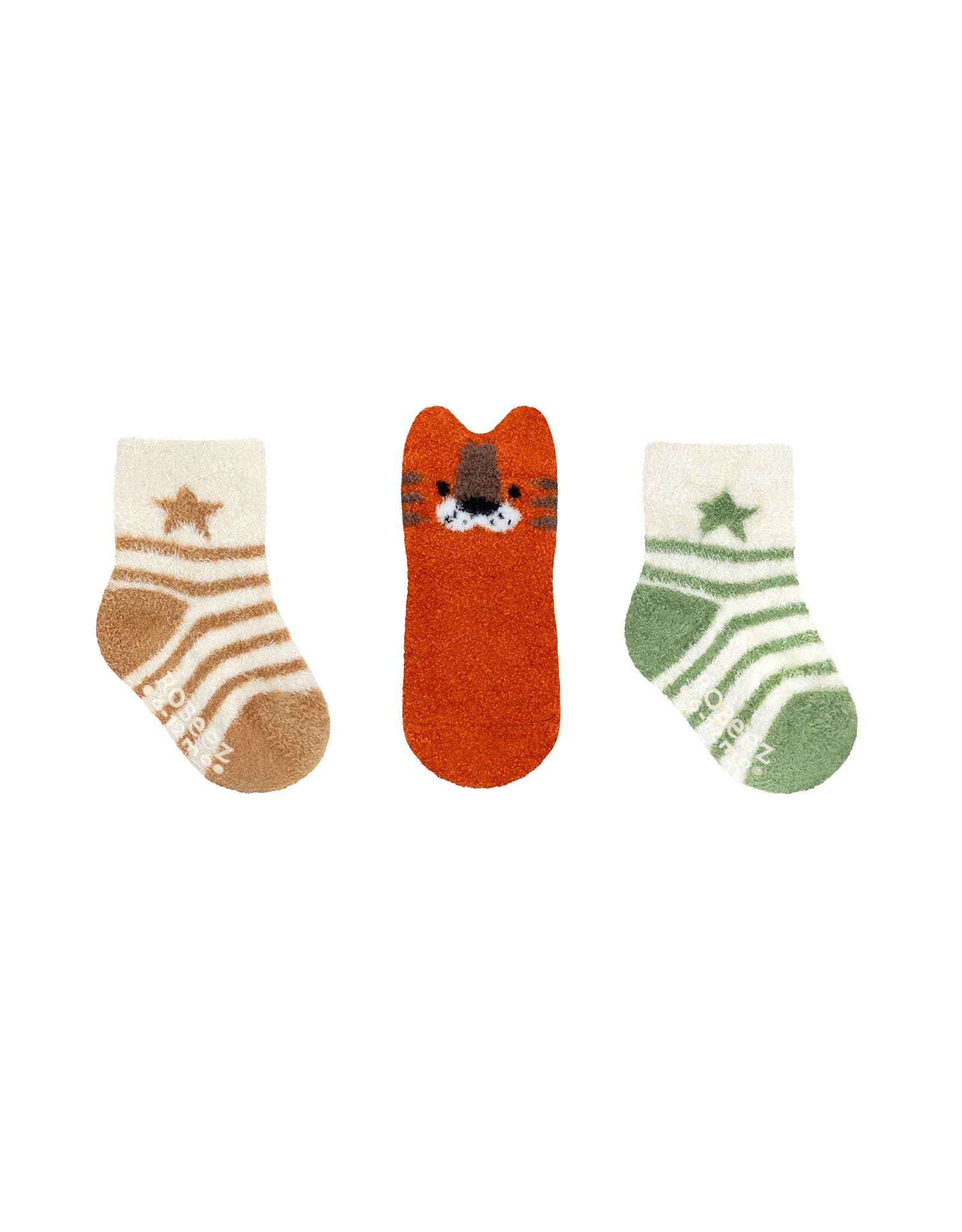 Tiger-Tastic! 3-Pack Baby Socks Orange